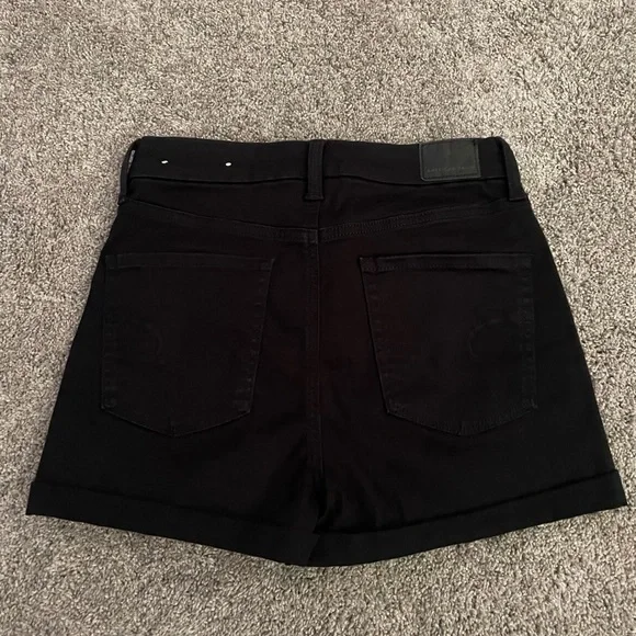 American Eagle Outfitters Ne(x)t Level Stretch High Waist Black Shorts, size 6 - Picture 4 of 4